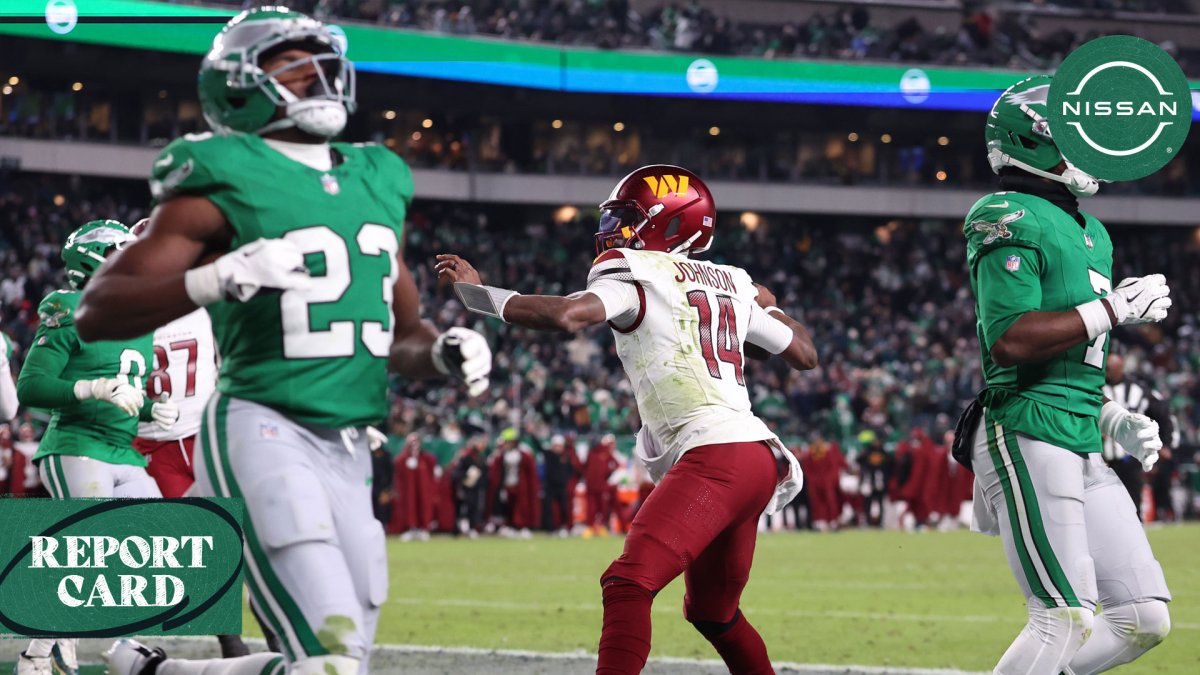 Eagles grades by position after losing regular season finale – NBC Sports Philadelphia