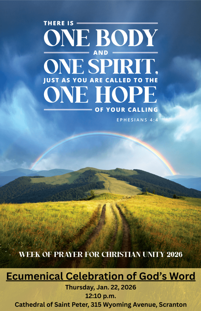 Week of Prayer for Christian Unity 2026 – Diocese of Scranton