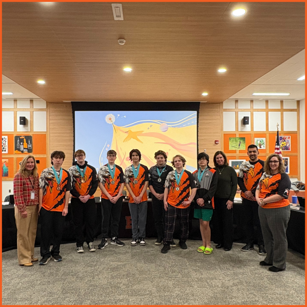 BCHS Esports team honored by Board of Education