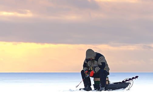 Tips for gathering live bait during Pennsylvania's winter fishing season