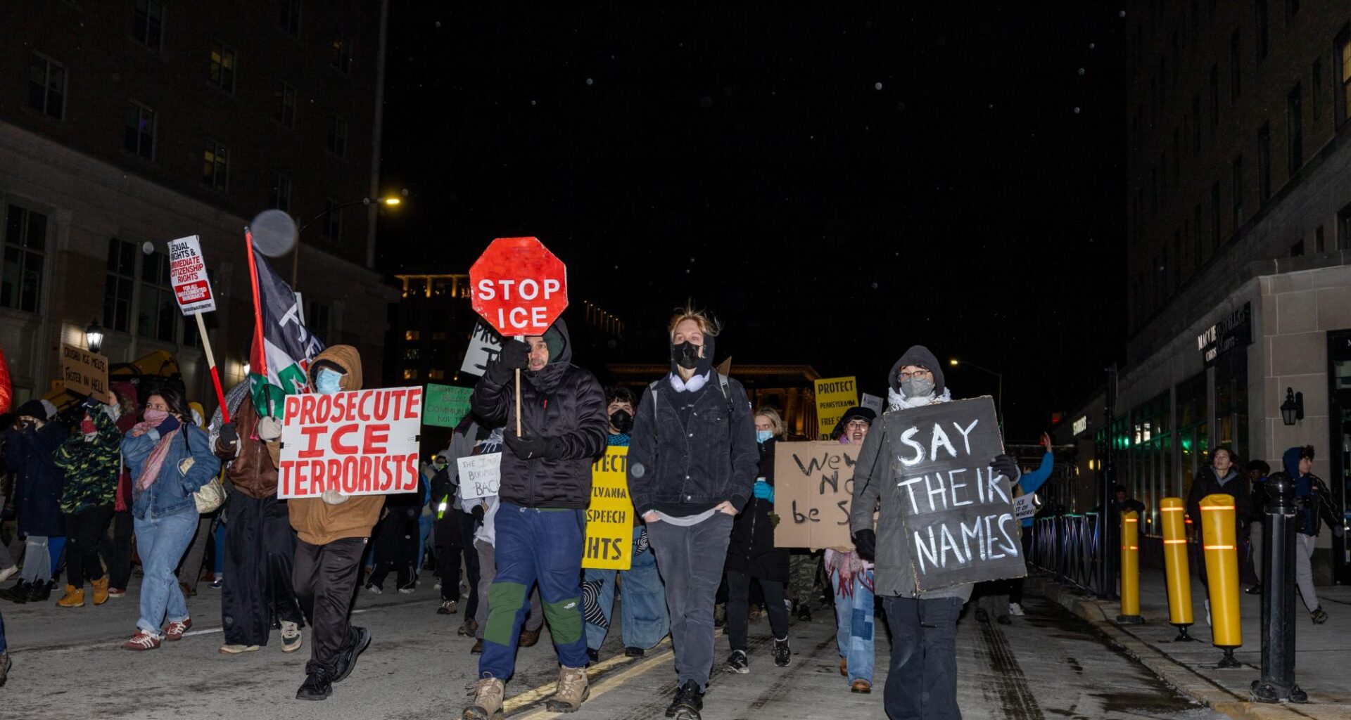 ICE protesters at Pitt call for change in Pittsburgh