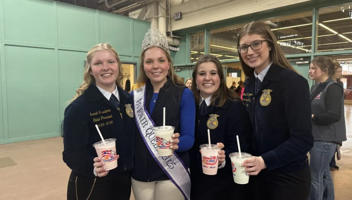 Pennsylvania dairy farmers celebrate the Whole Milk Act