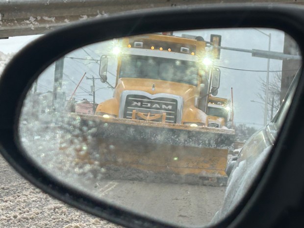 69th Street in Upper Darby on Monday morning. (PETE BANNAN - DAILY TIMES.) 