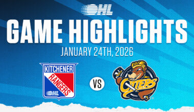 OHL Highlights: Kitchener Rangers @ Erie Otters Jan. 24, 2026