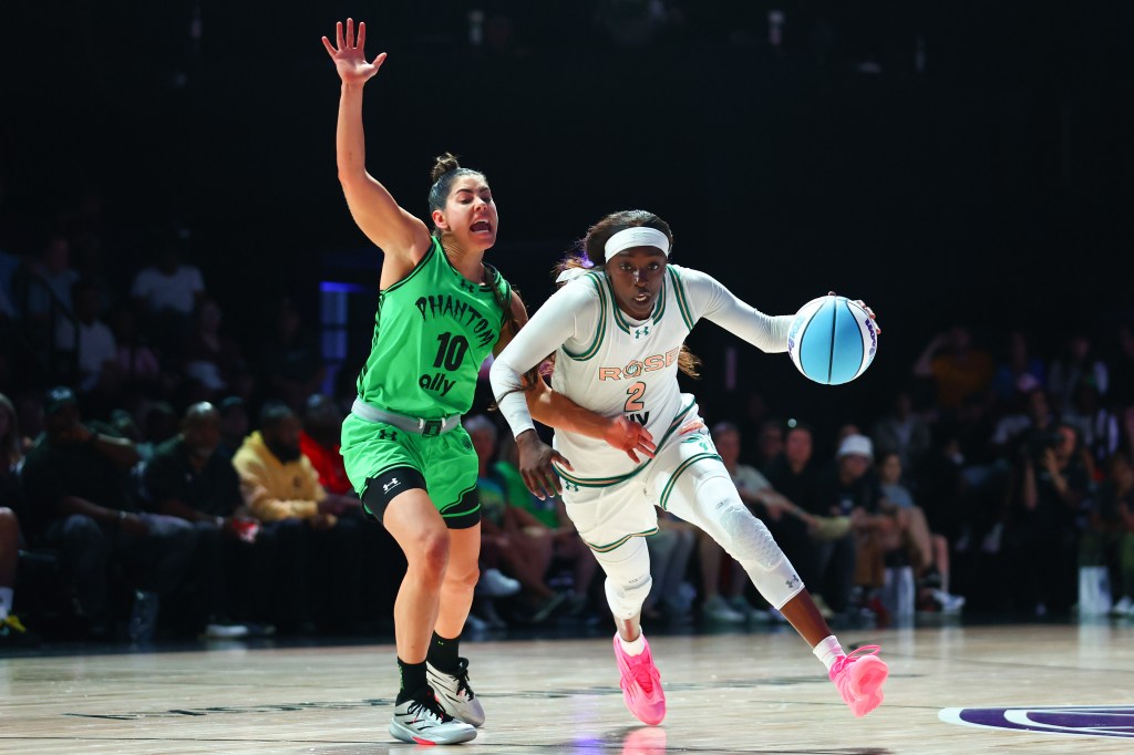 North Philadelphia native Kahleah Copper, making a move against Kelsey Plum on Sunday, and the 3-on-3 league Unrivaled will play in front of a sold-out Xfinity Mobile Arena on Friday night.