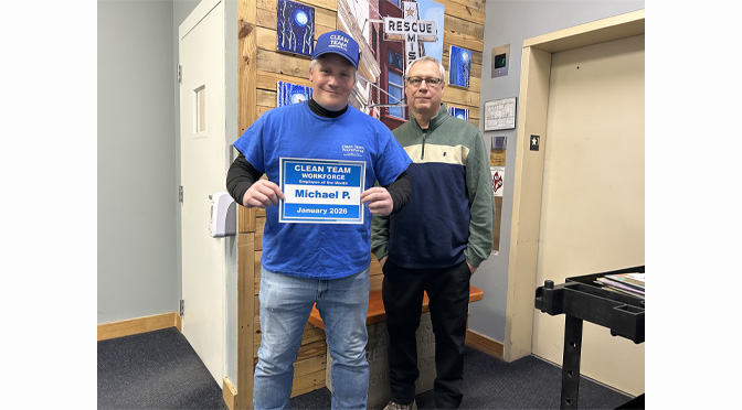 Clean Team Workforce January Employee of the Month