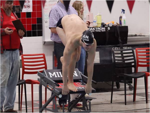 Milan Swim and Dive take on Erie Mason