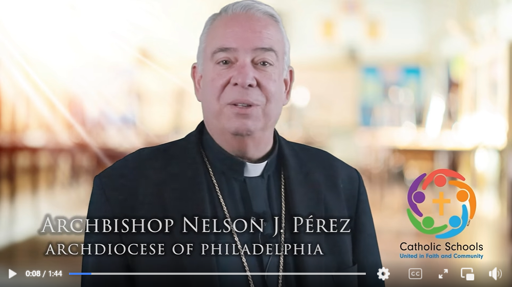 Archbishop Pérez Offers Message of Gratitude as Catholic Schools Week Begins