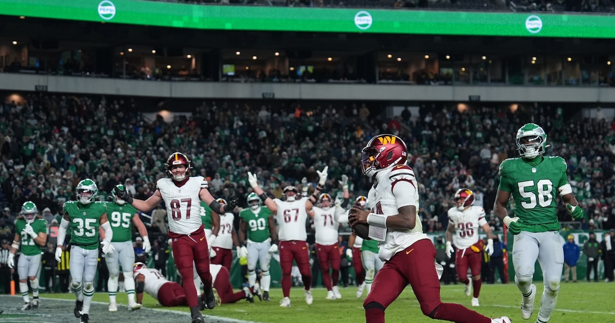 Eagles’ plan to rest starters backfires as loss to Commanders costs them NFC’s No. 2 seed