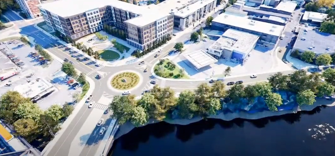 Rendering of 3rd & Larry Holmes Roundabout