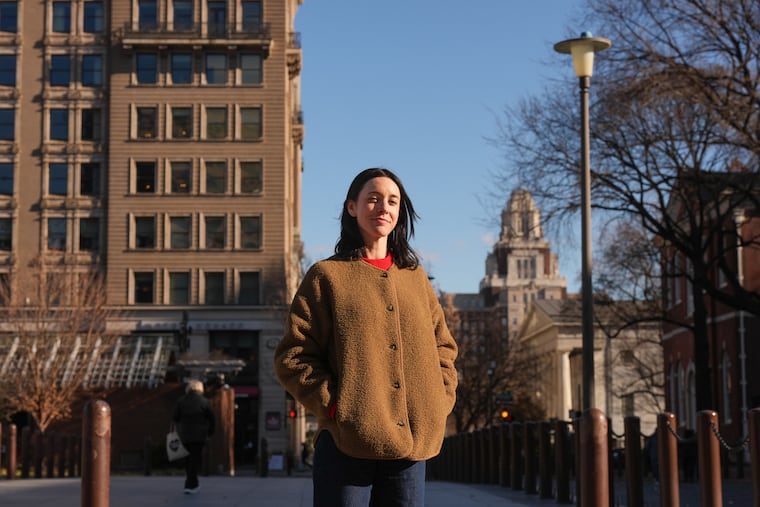 Betsy Kenney, the woman behind Philly ASMR, in Philadelphia, Dec. 11, 2025.