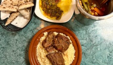 Algerian-style beef couscous is served every Friday as a special at Algerino's, a Mediterranean grill and pizzeria on West Passyunk Avenue. Traditionally, dish is served in Algeria with just meat on top and the vegetables and broth on the side.