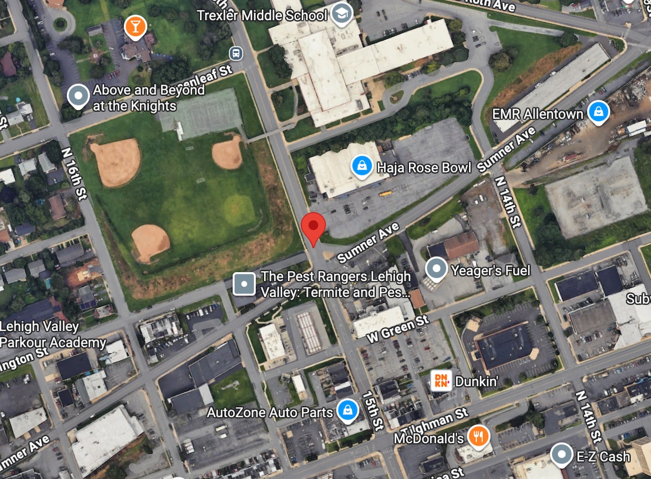 Shots fired at 15th Street and Sumner Avenue in Allentown