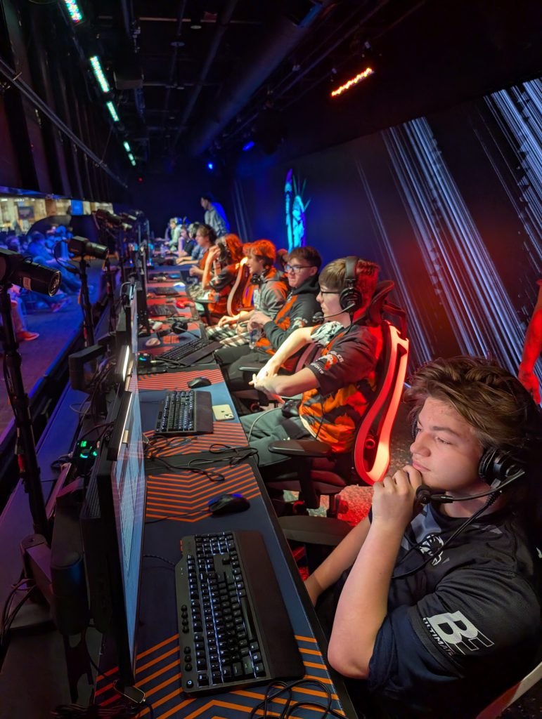 Esports competition in progress