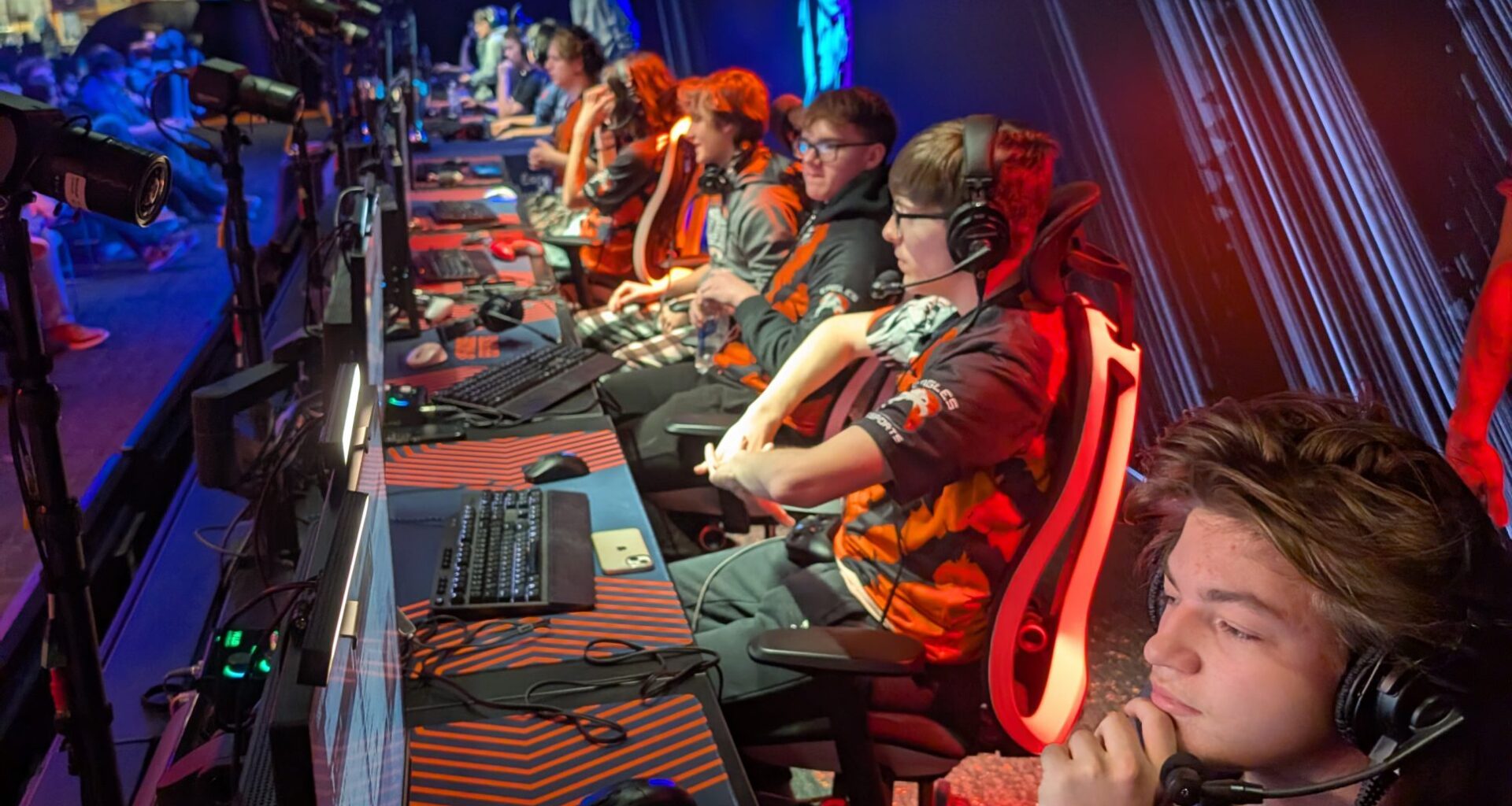 Esports competition in progress