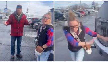 Pennsylvania man reverses car into wife during argument with pedestrian