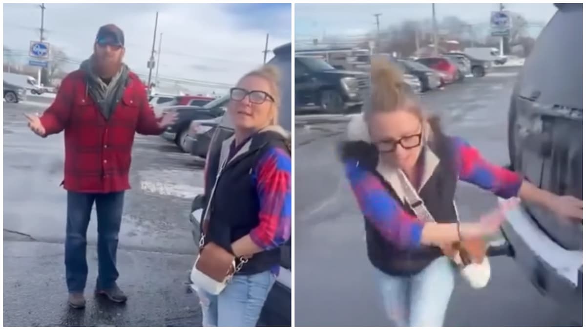 Pennsylvania man reverses car into wife during argument with pedestrian