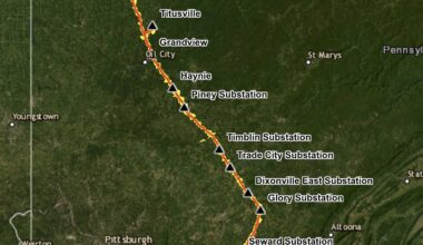 DEP Invites Comments On Individual Stormwater Permit For The 150 Mile Mid-Atlantic Interstate Transmission, LLC Piney-Seward, Erie South Piney Transmission Line Project Thru 8 Counties