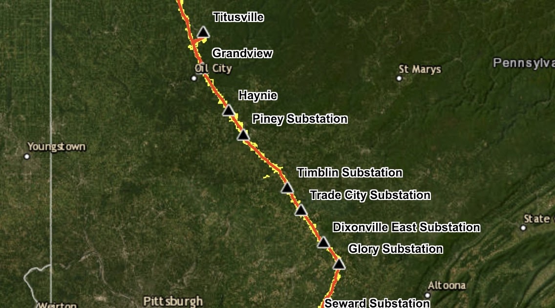 DEP Invites Comments On Individual Stormwater Permit For The 150 Mile Mid-Atlantic Interstate Transmission, LLC Piney-Seward, Erie South Piney Transmission Line Project Thru 8 Counties