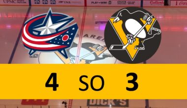 Penguins Overcome Awful Start, Can't Overcome Another Shootout