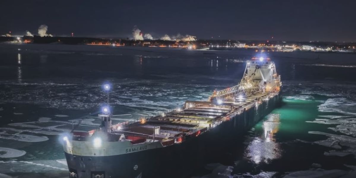 Coast Guard frees several ships stuck in the ice on Lake Erie