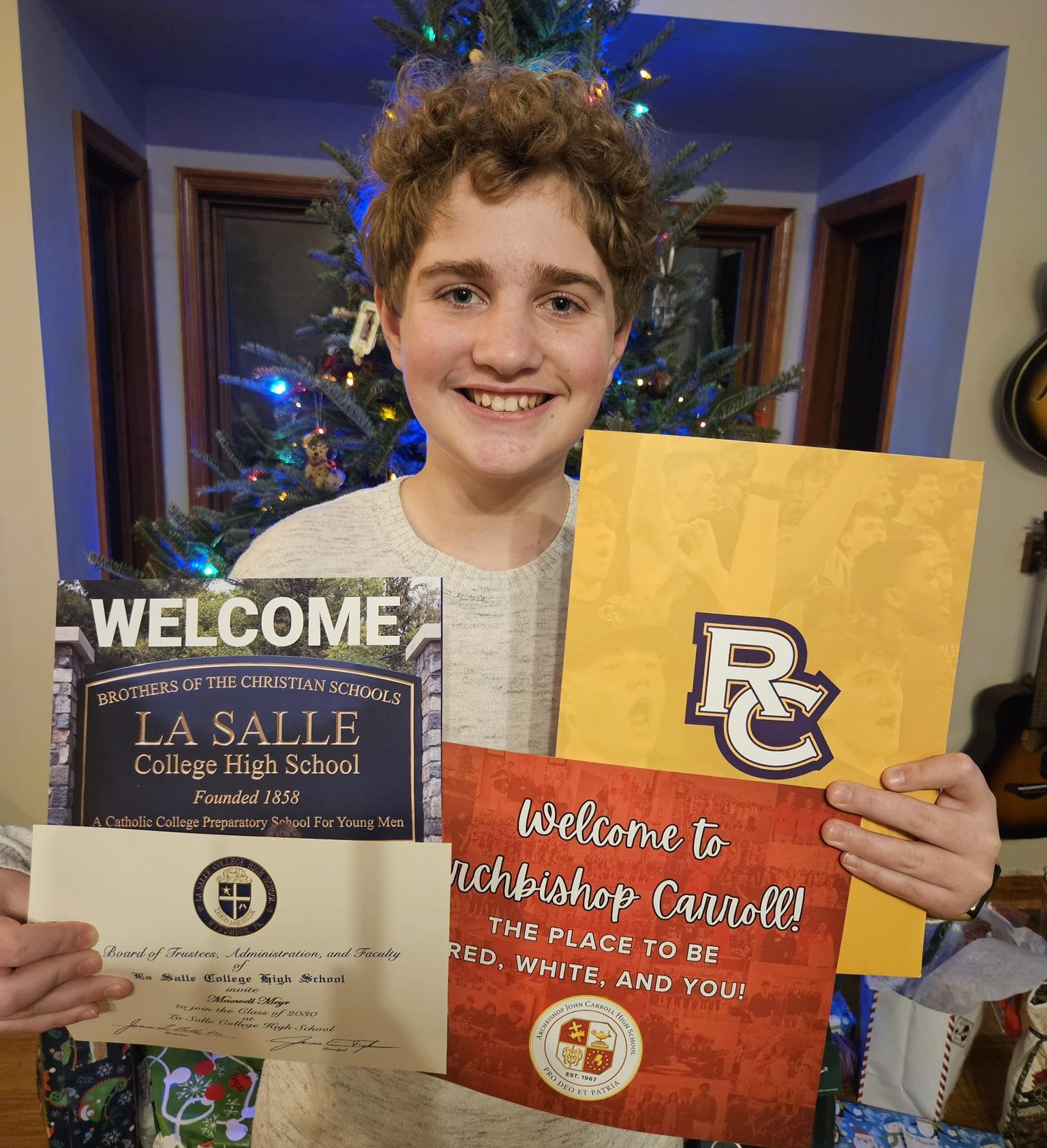 IHM eighth grader Max Myer will have to mull over...