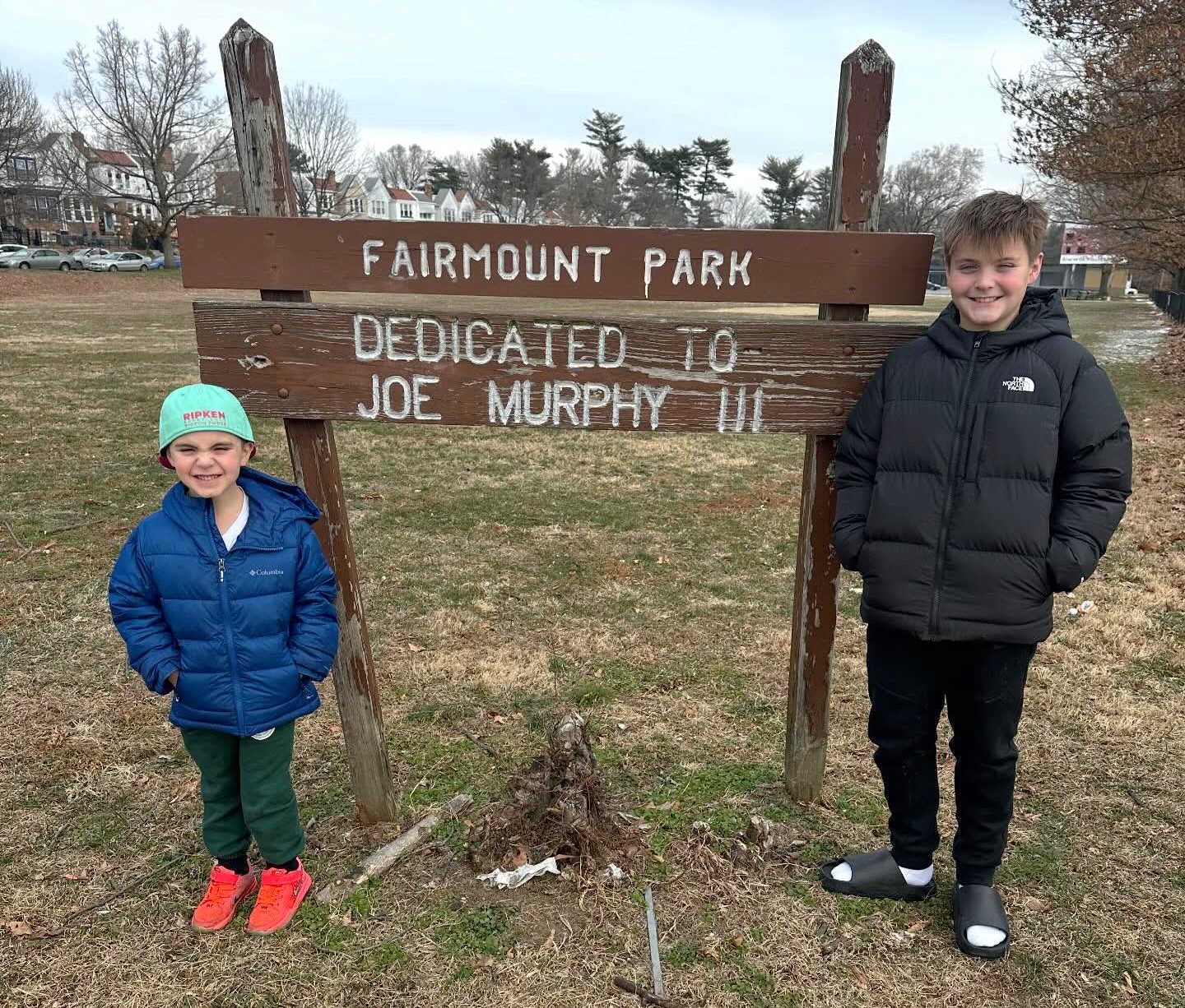 Tommy, left, and Joey Murphy took a sentimental journey from...
