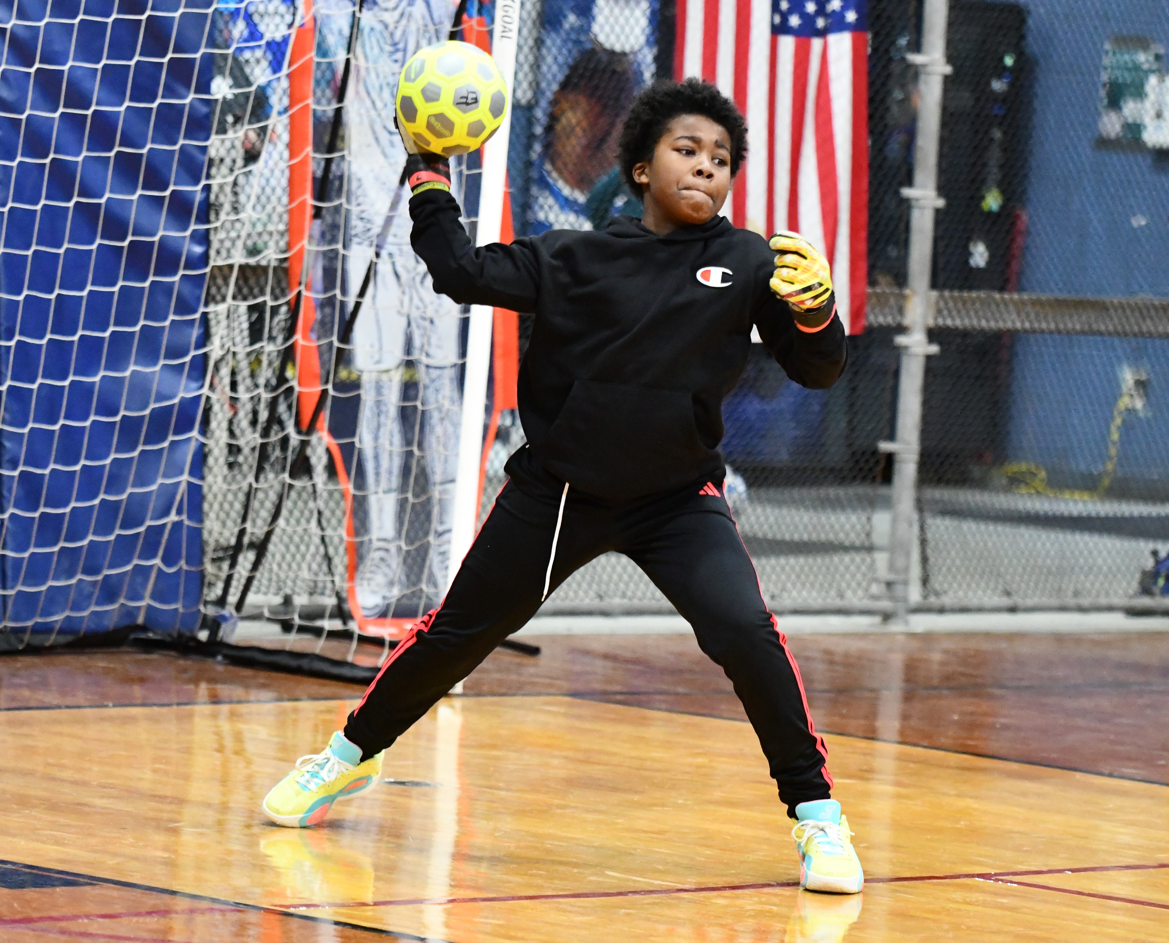 West Philly goalie Demi Rainey flings the ball upfield. (Photo...
