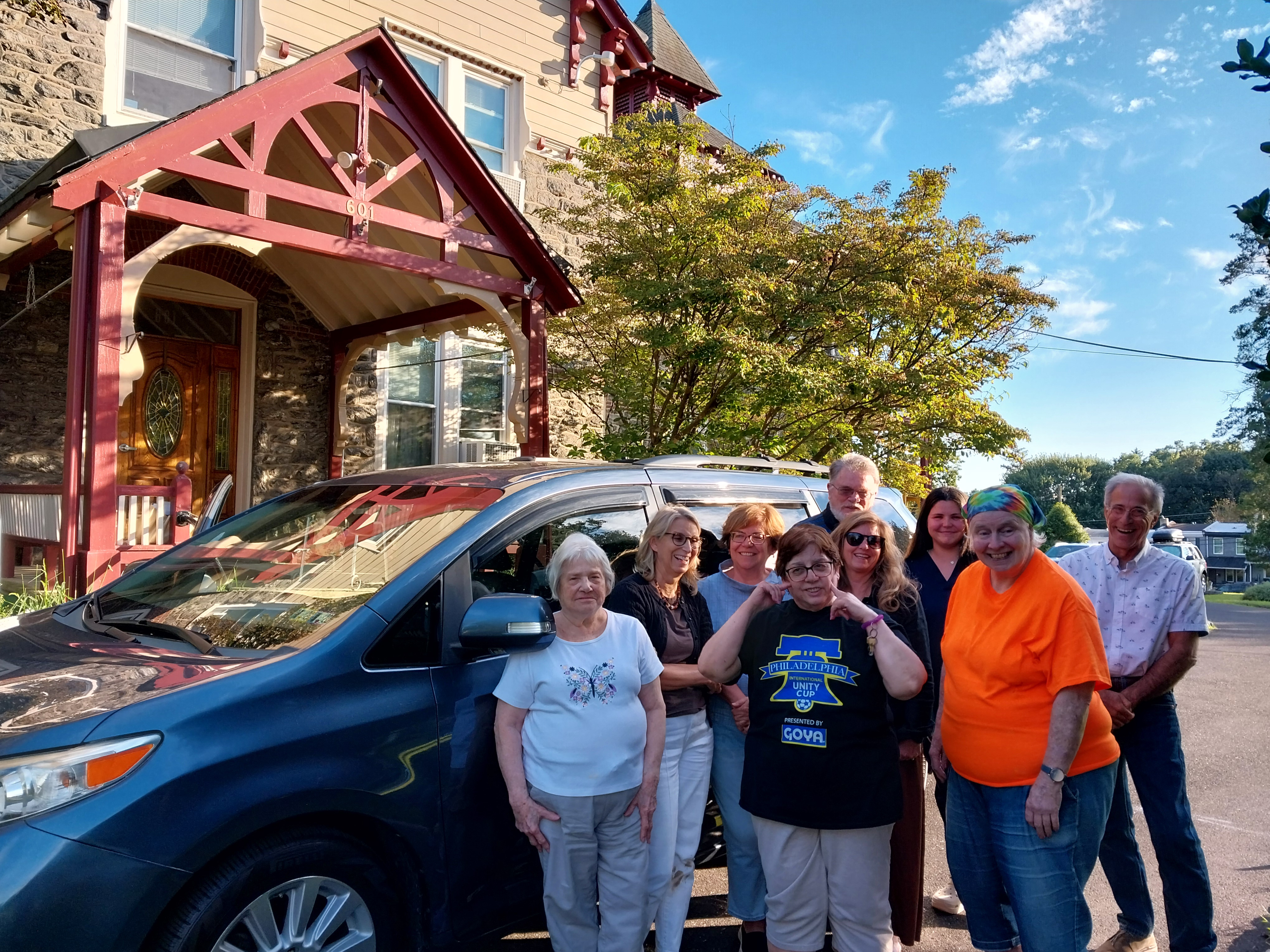 Residents and Board members were tickled pink with the arrival...