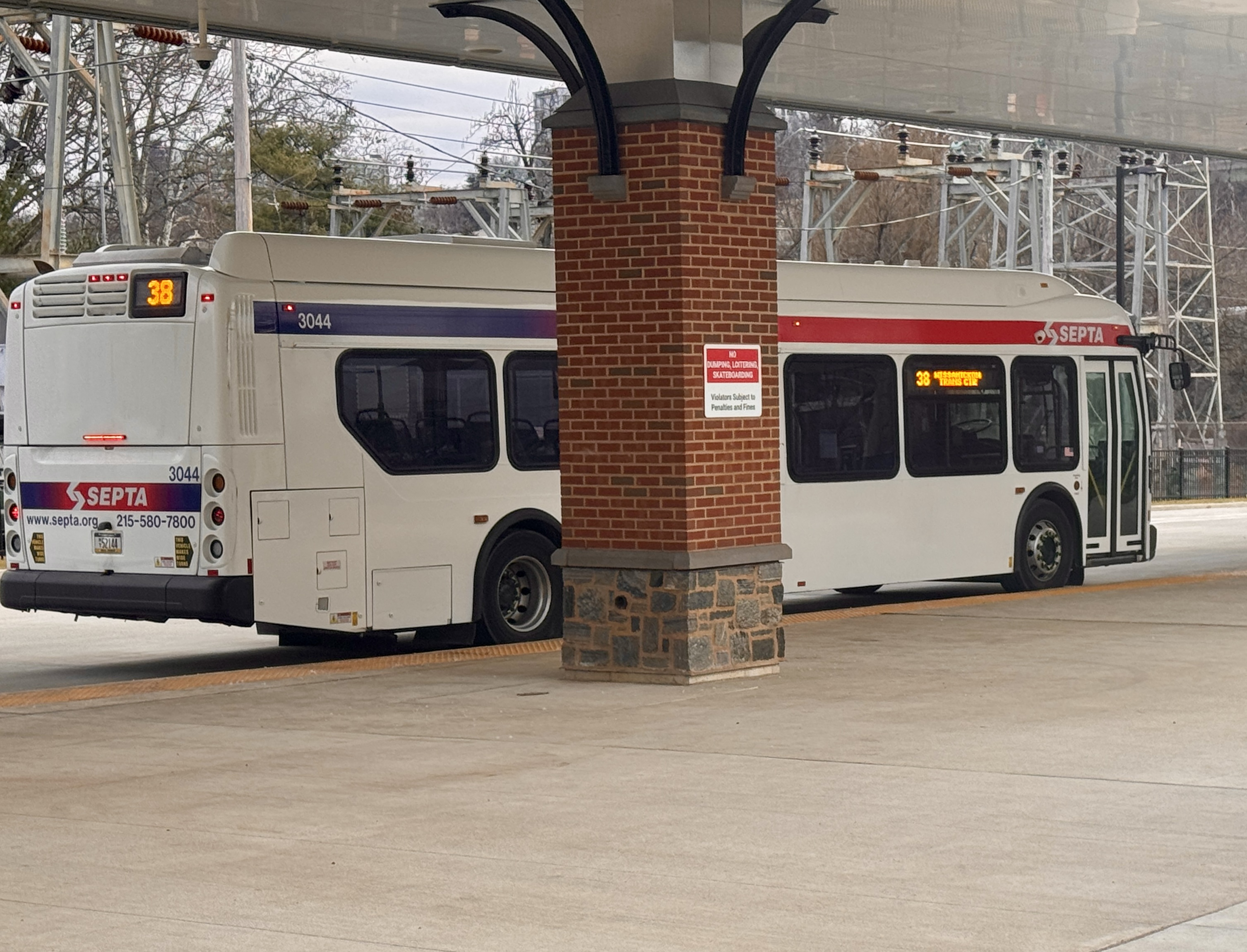 The Route 38 bus is one of several lines that...