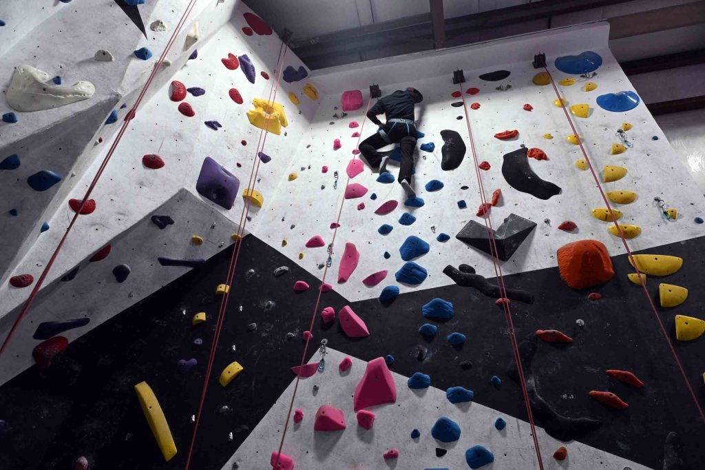 IM ABLE hold rock climbing event for people with intellectual and developmental disabilities.