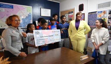 Reading lawmaker presents $60,000 check to Latin Fusion Baseball