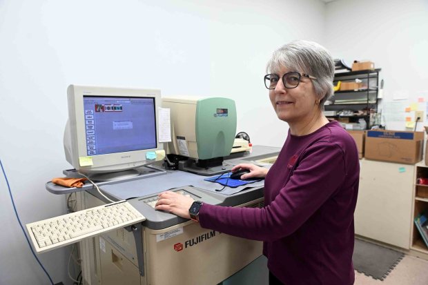 Sheri Matheson, owner of MotoPhoto, will be retiring and closing the store at 150 Sunset Manor Drive, Exeter Township. She will still offer photo processing services online. (BILL UHRICH/MEDIANEWS GROUP)