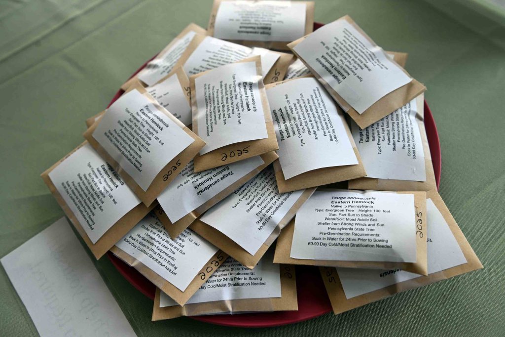 Community seed swap held at Berks Nature.