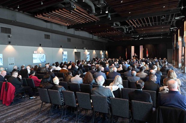 The annual State of the City address at the Redner's Event Center in FirstEnergy Stadium on Friday, Jan. 30, 2026. (BILL UHRICH/READING EAGLE)