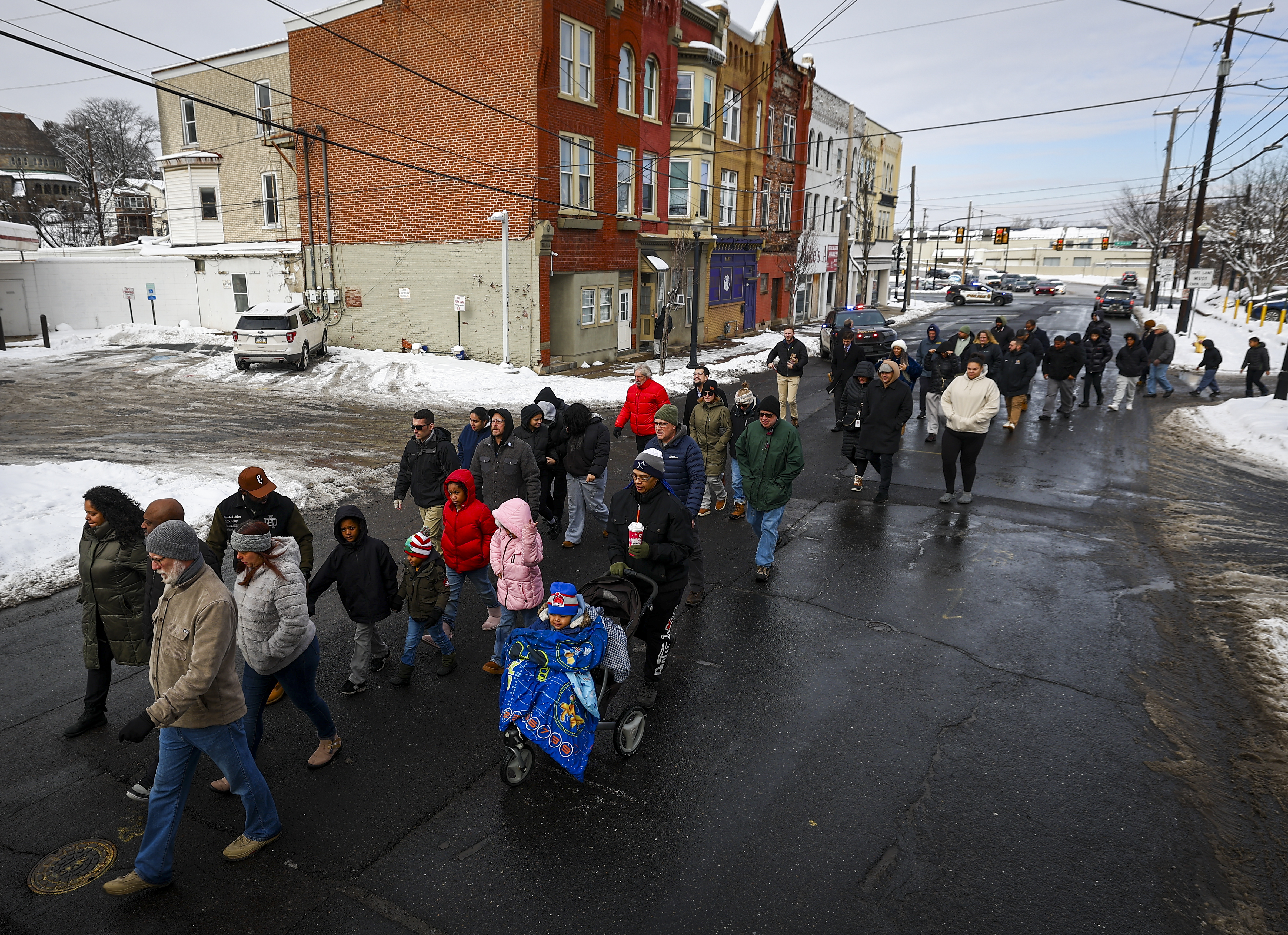 A Civil Rights Movement March honors Dr. Martin Luther King Jr. on Monday, Jan. 19, 2025, through Southside Bethlehem to Martin Luther King Park.