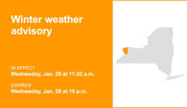 NY weather: Winter weather advisory active for Niagara and Erie counties until Wednesday night