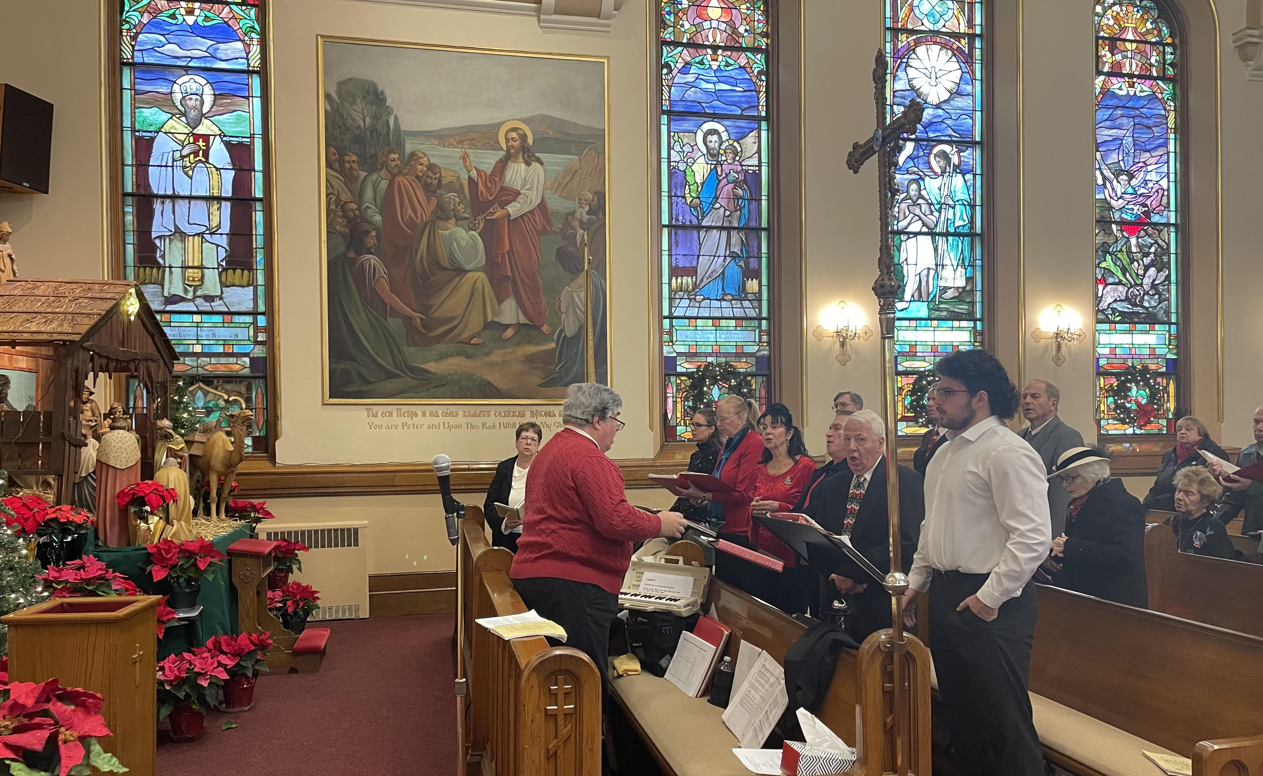 SS. Cyril & Methodius Church choir sings Ukrainian traditional Christmas...