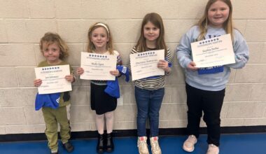 Mid Valley Elementary Center recognizes Outstanding Spartans for December
