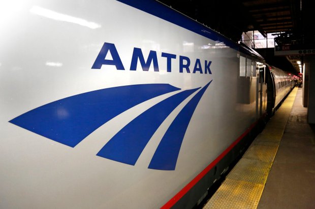 An Amtrak train prepares to leave New York's Penn Station in May 2017. (Associated Press File)