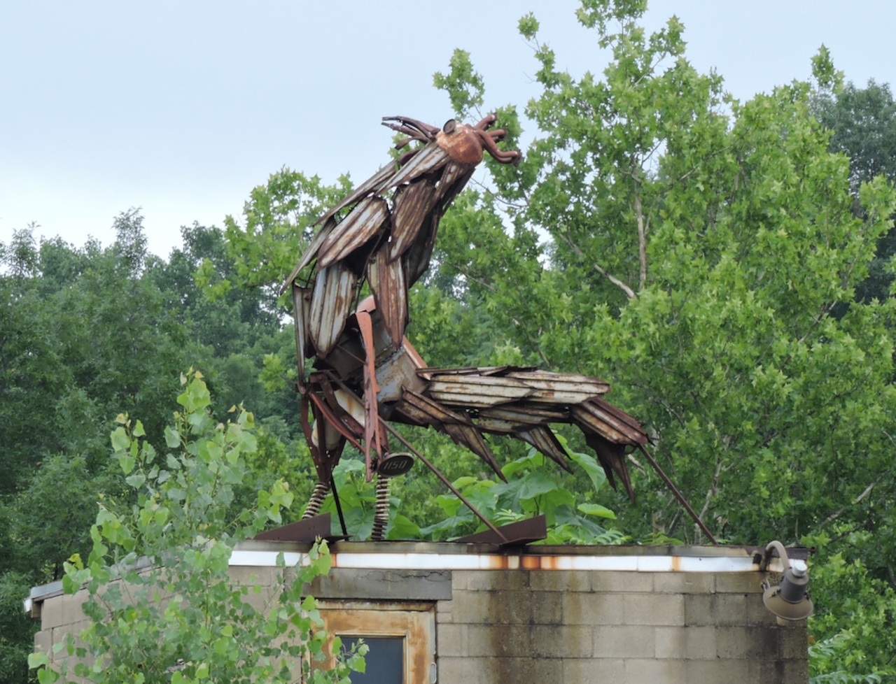 Easton chicken sculpture