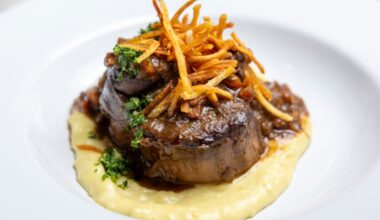 Osso buco with goat cheese polenta, gremolata, and crispy potatoes at Waverly Heights in Gladwyne, Pa., on Tuesday, Dec. 30, 2025.