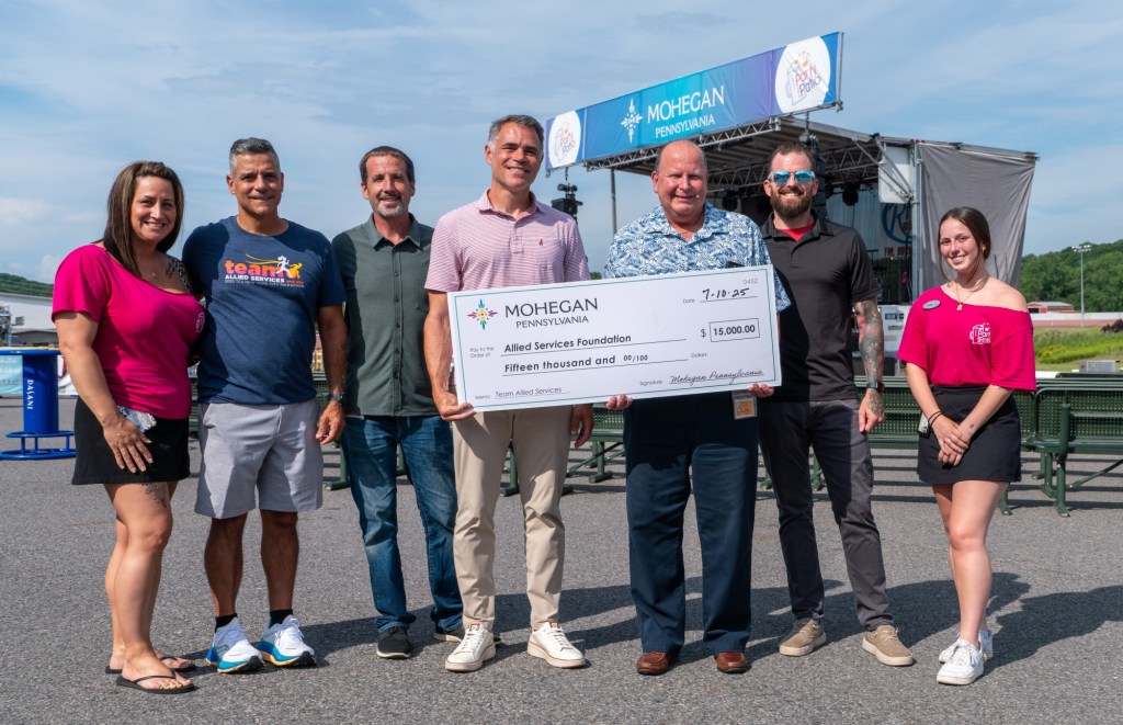 Mohegan Pennsylvania donates to Team Allied Services campaign – Scranton Times-Tribune