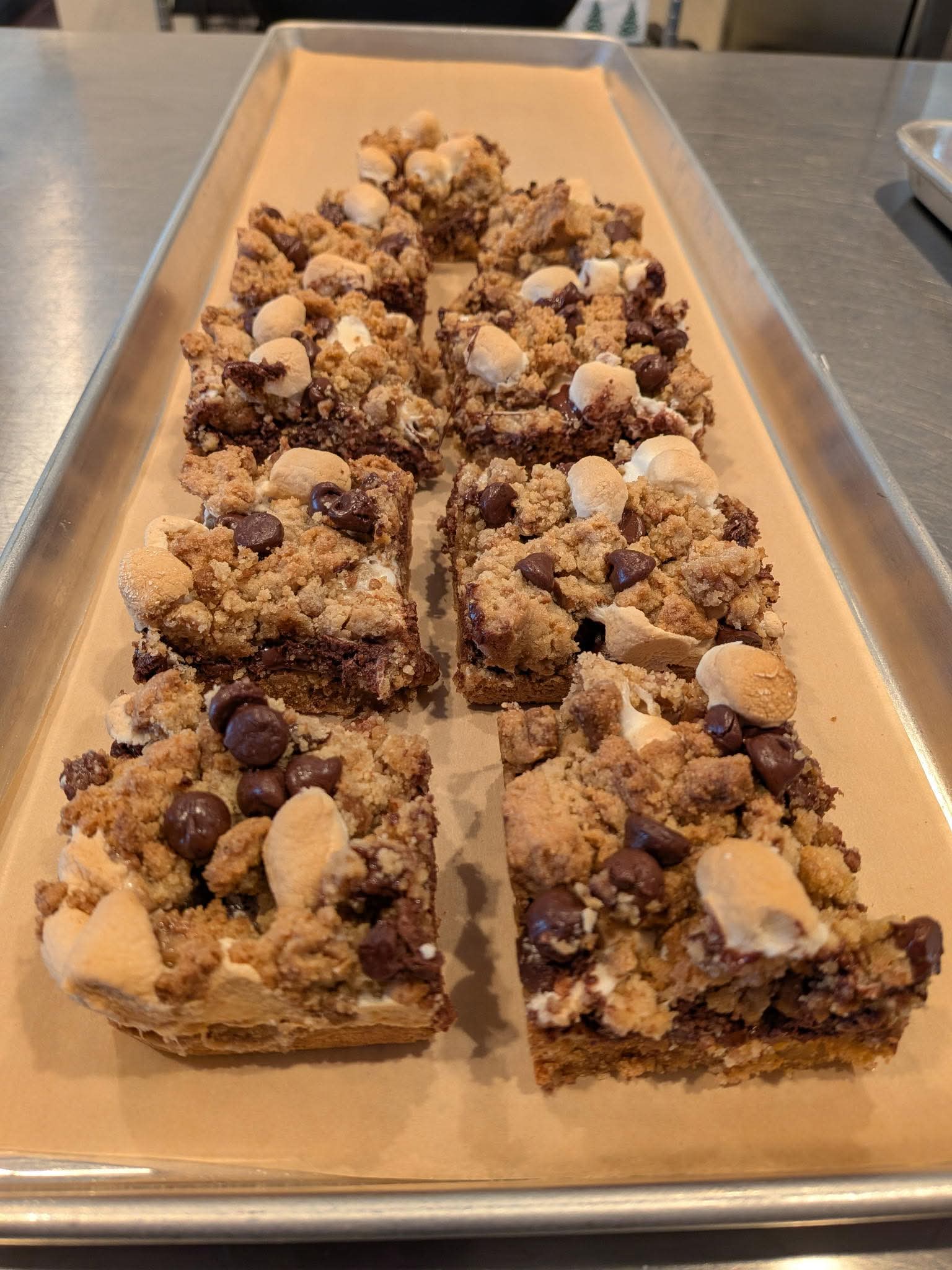 Gluten-free s’mores bars available at Blank Slate Bakehouse on Main...