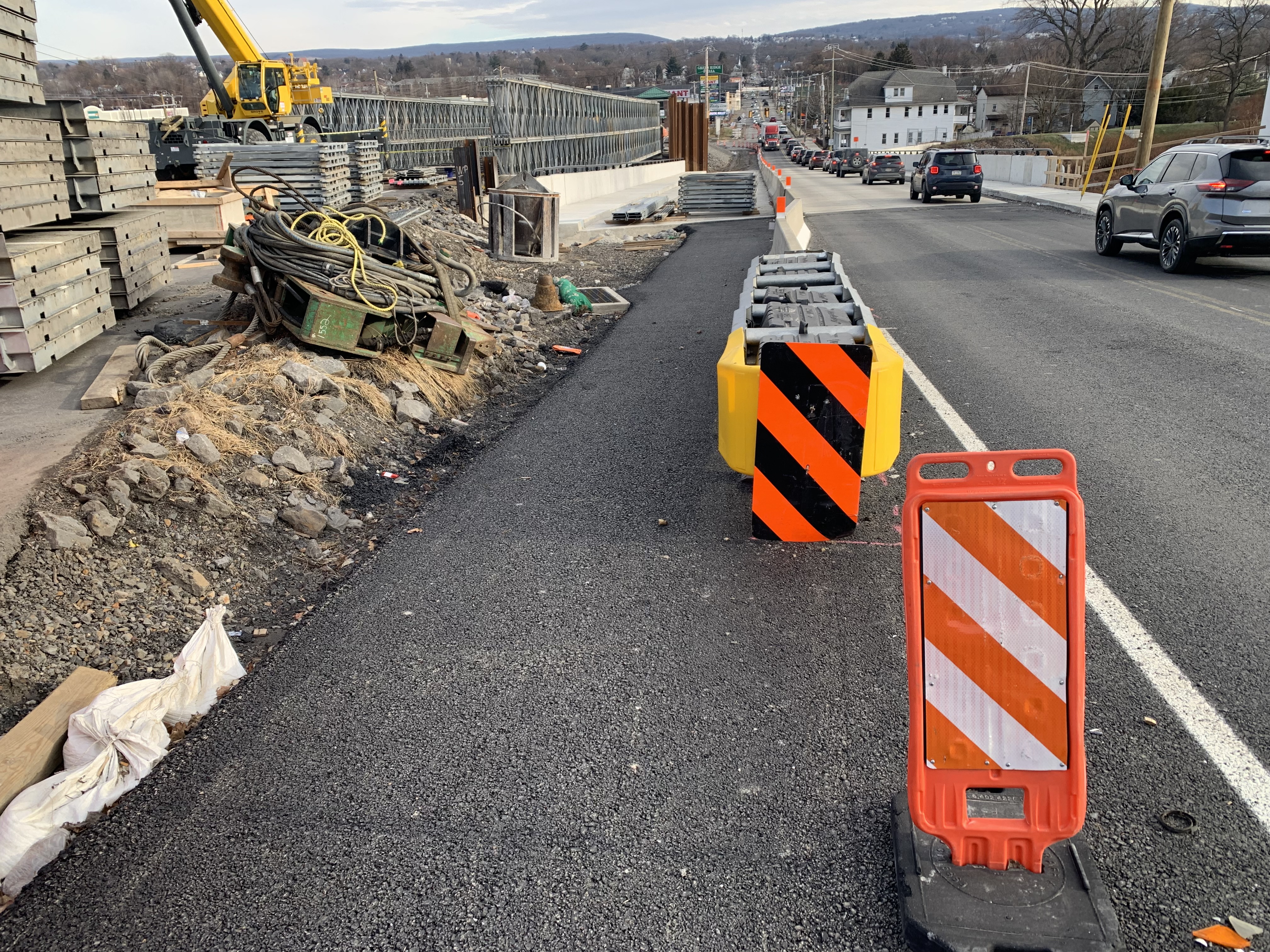 The Green Ridge Street Bridge over the Lackawanna River in...