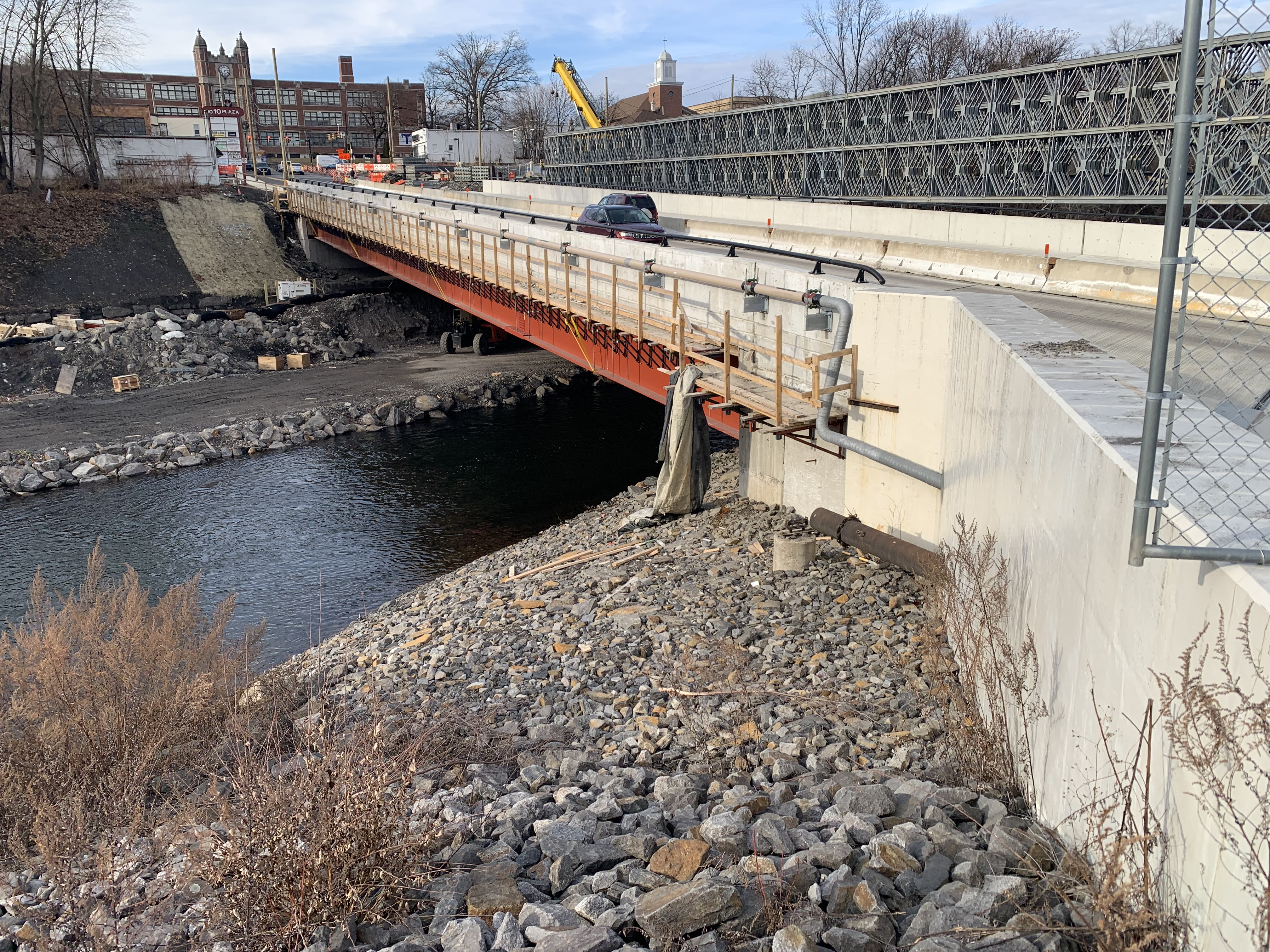 The Green Ridge Street Bridge over the Lackawanna River in...