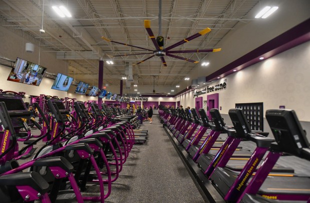 Exercise equipment occupies the inside of the Planet Fitness in Taylor Thursday, January 29, 2026. (SEAN MCKEAG / STAFF PHOTOGRAPHER)