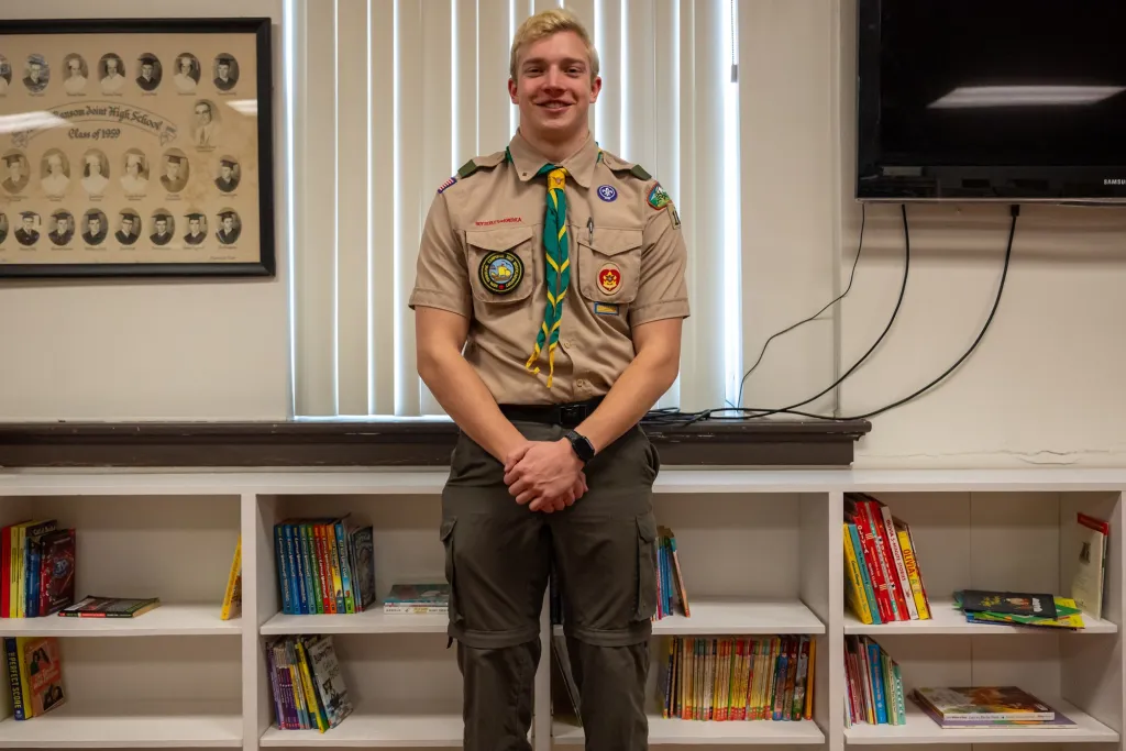Newton Twp. Boy Scout builds free library in Newton Recreation Center