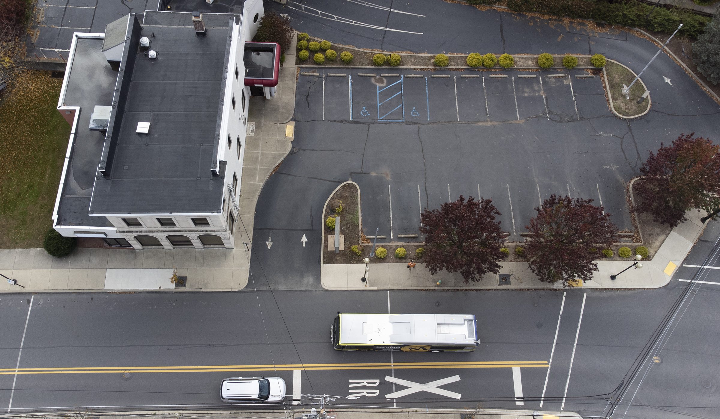 The former Community Bank N.A. building on Church St. in...