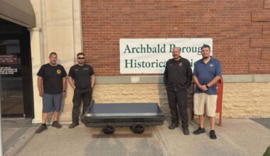 Archbald’s mine car restoration complete